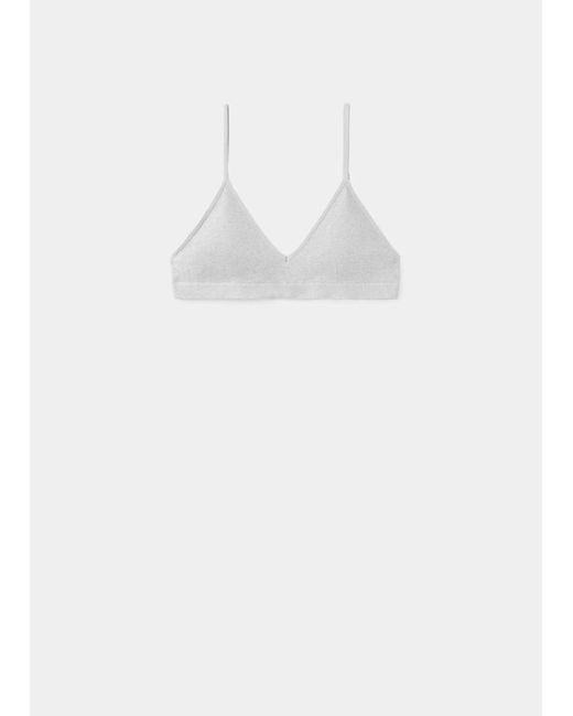 MANGO TEEN White Essential Triangle Bra