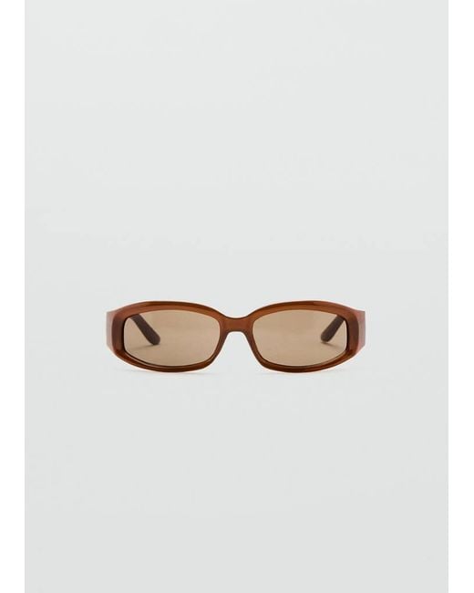 Mango Brown Resin Frame Sunglasses