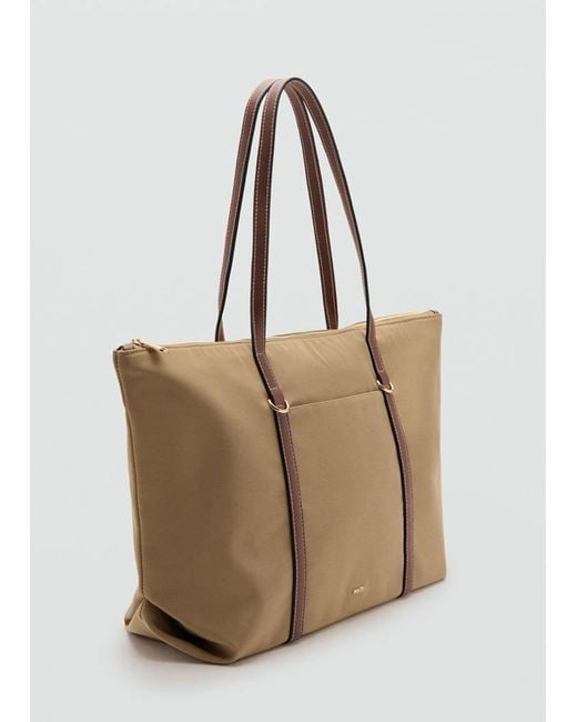 Borsa Shopper Doppio Manico di Mango in Blue