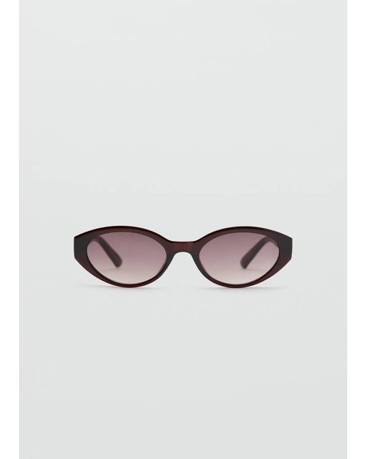 Mango Gray Resin Frame Sunglasses