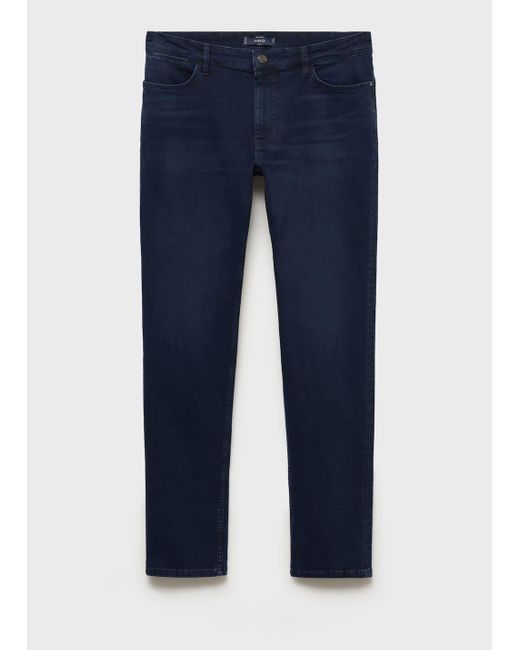 Mango Blue Slim Fit Ultra Soft Touch Patrick Jeans for men