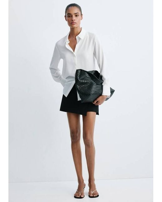 Mango Natural Fluid Long-Sleeved Blouse