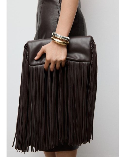 Lot 2 Bracelets Rigides Or Mango en coloris Black