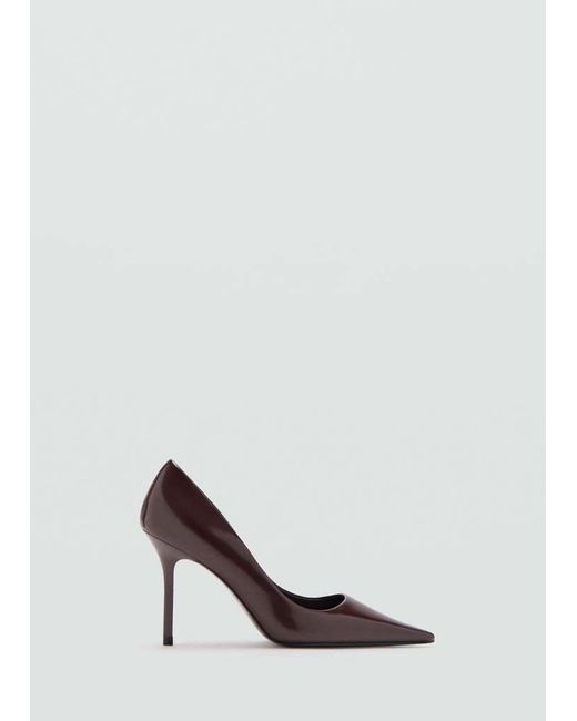 Mango Brown High-Heeled Shoes