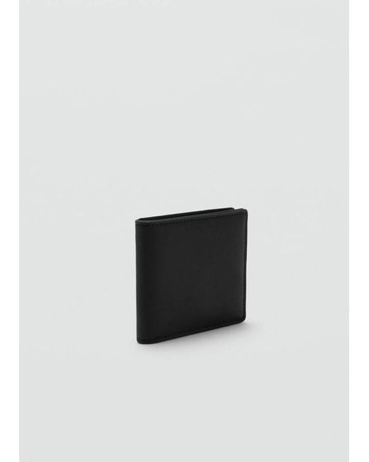 Mango Gray Wallet With Embossed Effect for men