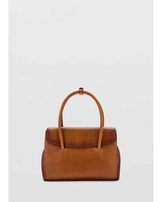 Mango Brown Flap Bag