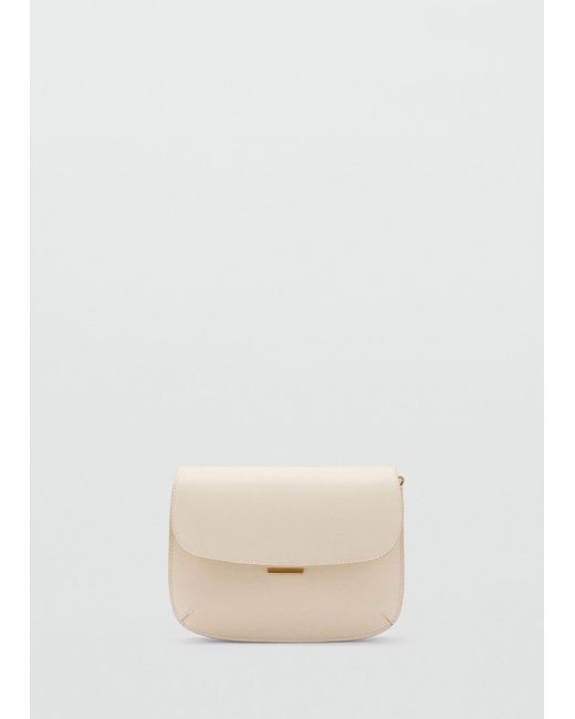Mango Blue Crossbody Bag With Flap