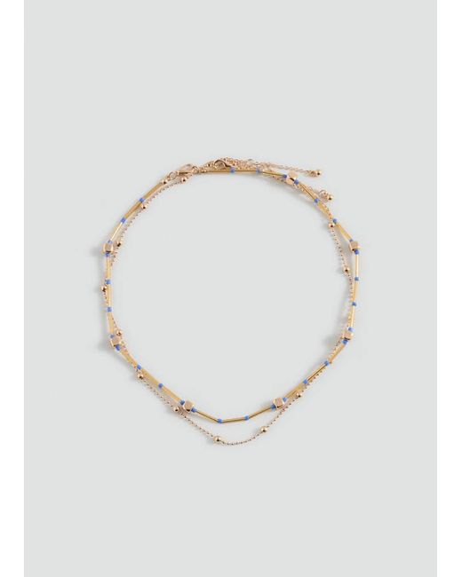 MANGO TEEN White 2 Pack Of Necklaces