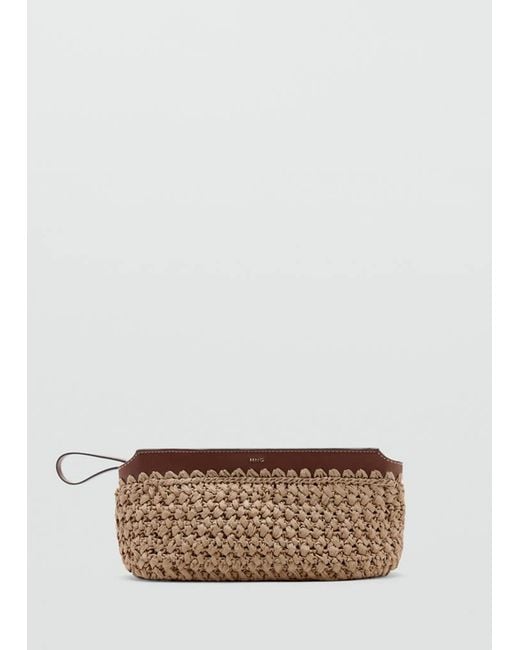 Mango Multicolor Natural Fibre Pouch