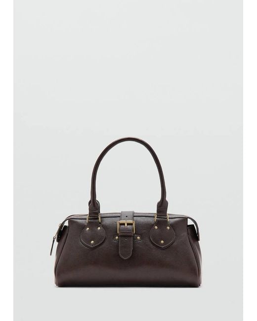 Mango Natural Large Bowling Bag Buckle