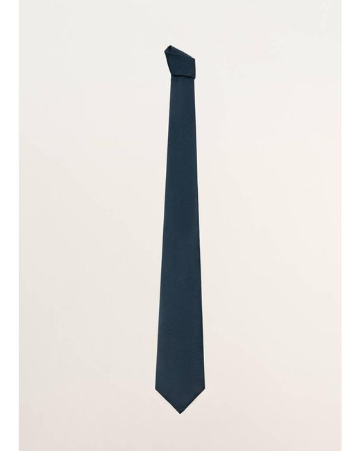 Mango Blue 100% Silk Tie for men