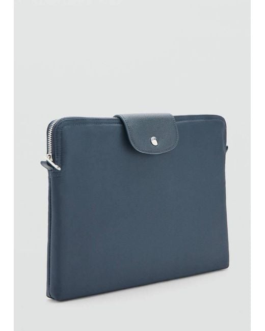 Mango Blue Nylon Laptop Case