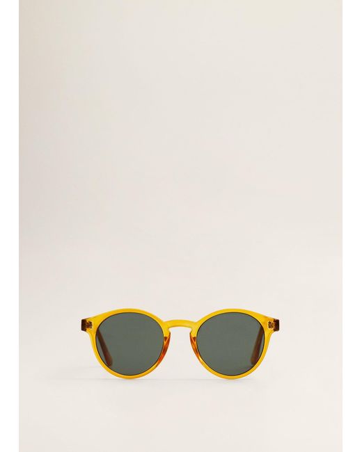 Mango Multicolor Rounded Sunglasses for men