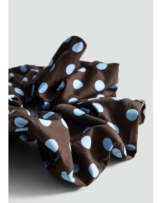 Mango Black Polka-Dot Hair Tie