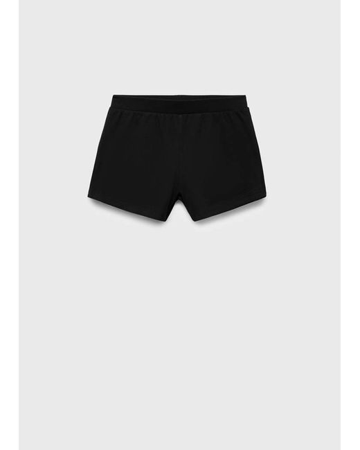 MANGO TEEN Black Short Culottes
