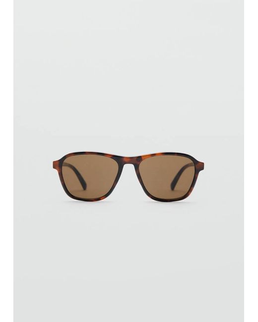 Mango Multicolor Resin Frame Sunglasses