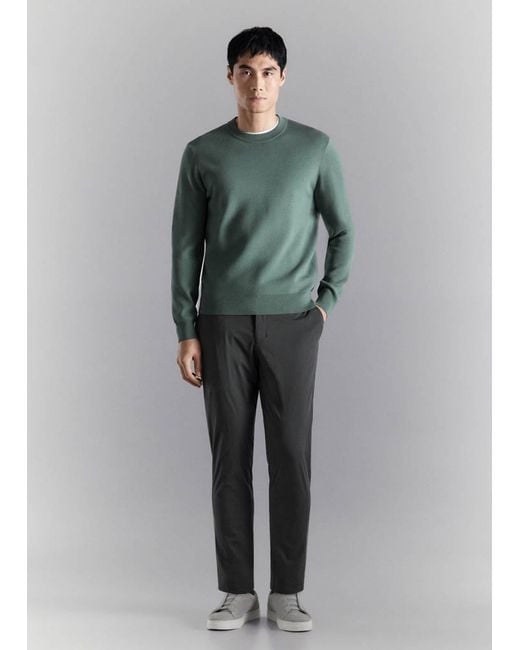 Mango Gray Comfort Stretch Jersey for men