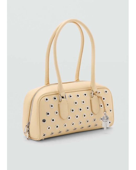 Mango Natural Bowling Bag Eyelets