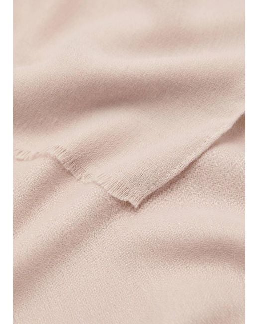 Mango Natural Frayed Edge Scarf