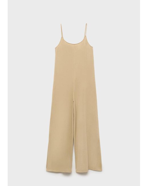 Mango Natural Shift Long Jumpsuit Medium