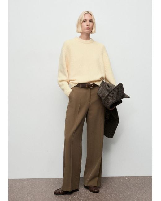 Mango Natural Chunky-Knit Sweater