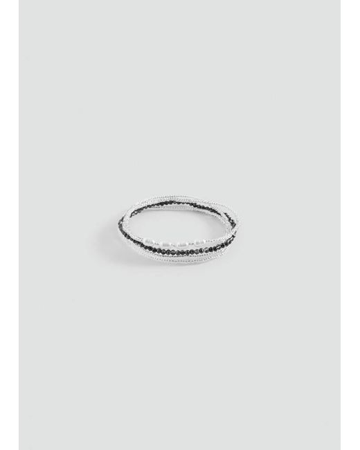 MANGO TEEN Metallic Set Of 4 Combined Bracelets