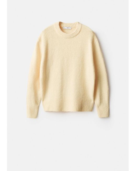 Mango Natural Chunky-Knit Sweater