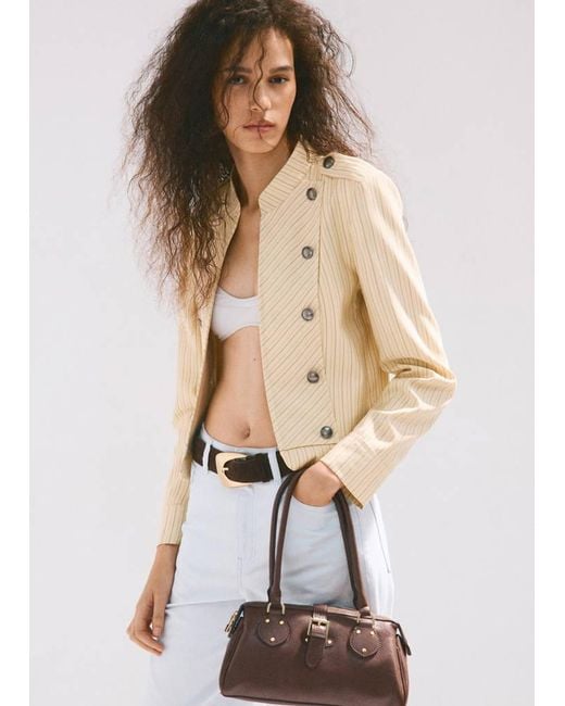 Mango Natural Bowling Bag Buckle