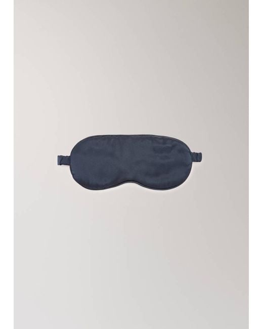 Mango Blue Silk Eye Mask