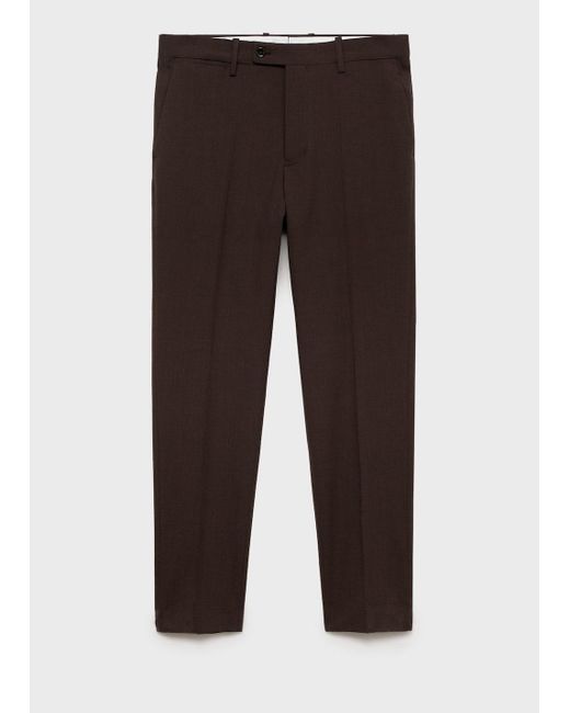 Mango Multicolor Turin 100% Wool Suit Pants for men