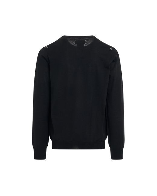 Maison Margiela Black Work, Long Sleeves, /Charcoal, 100% Cotton, Size: Medium for men