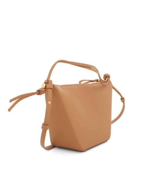 LOEWE Small Puzzle Bag in Classic Calfskin Warm Desert/Black in Calfskin  Leather - US