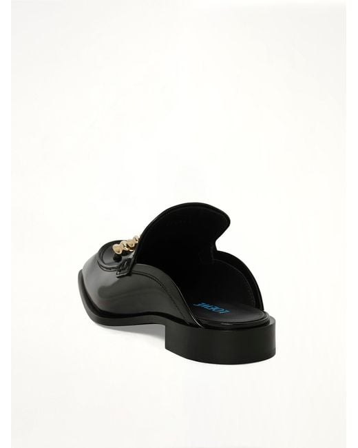 Loewe Black Edge Loafer Mule