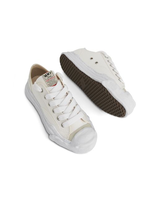 Maison Mihara Yasuhiro White Hank Og Low Top Sneakers, , 100% Cotton for men