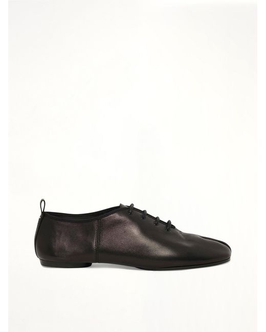 Maison Margiela Black Tabi Jazz Lace-Up Derby