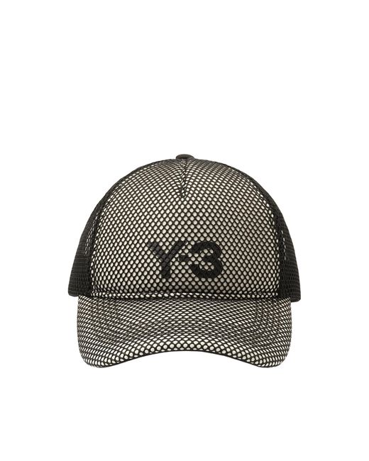 Y-3 Gray Trucker Cap for men