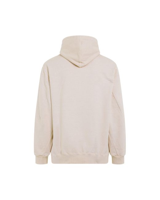 Doublet White 'Rust Embroidery Hoodie, Long Sleeves, , 100% Cotton, Size: Small for men