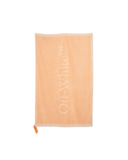 Off-White c/o Virgil Abloh Natural Off- Bookish Shower Towel, , 100% Cotton