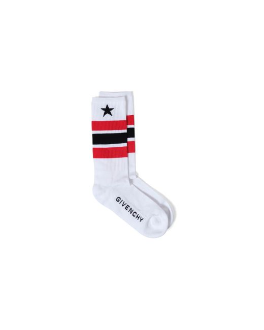 Givenchy Red Star Socks for men