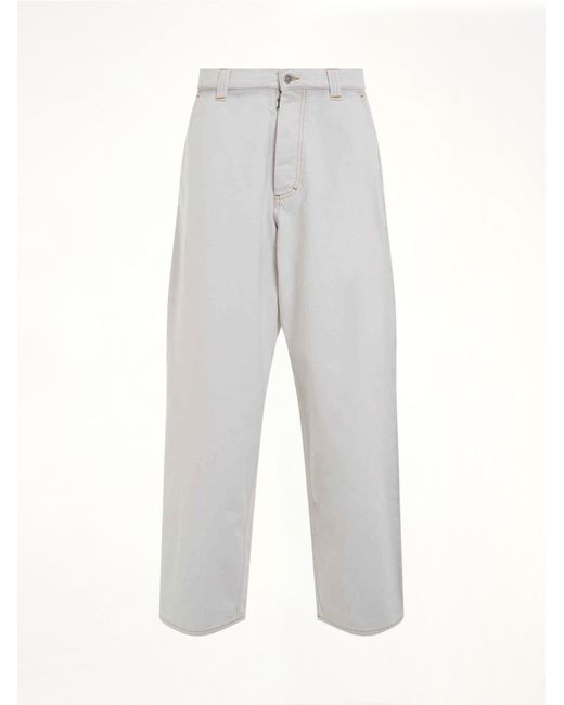 Maison Margiela White Utilitarian Jeans