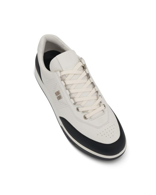 Givenchy White G4 Sneakers, Ivory/, 100% Calf Leather for men
