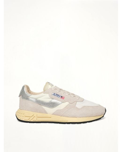 Autry White Reelwind Low Sneaker for men