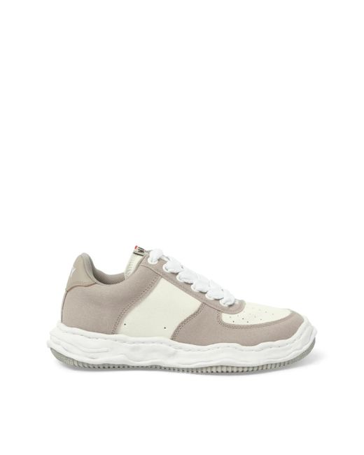 Maison Mihara Yasuhiro White Wayne Og Leather Sneakers, 100% Cotton for men