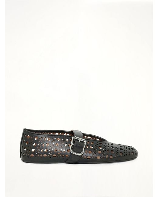 Alaïa White Ballet Vienne Flats