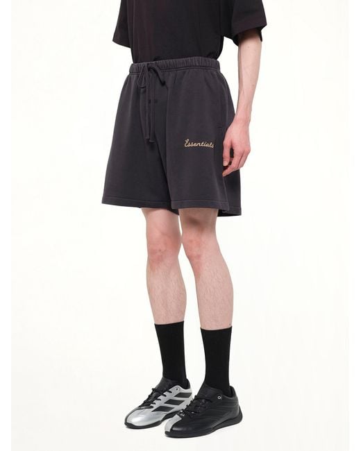 Fear Of God Black Training Classic Fit Short for men