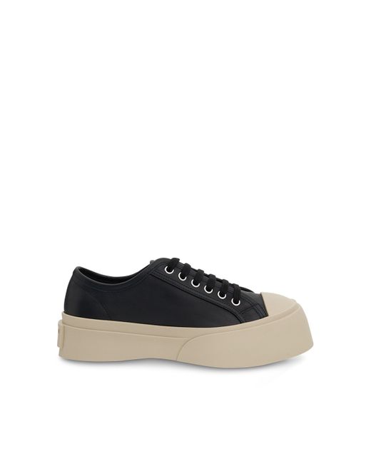 Marni Blue Pablo Lace Up Sneakers, , 100% Rubber