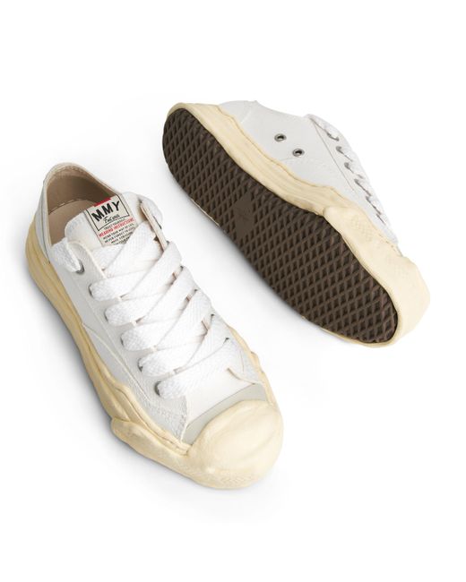 Maison Mihara Yasuhiro White Hank Og Vintage Low Top Sneakers, , 100% Cotton for men