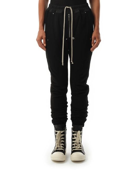 Rick Owens Black Bela Jogger Pants