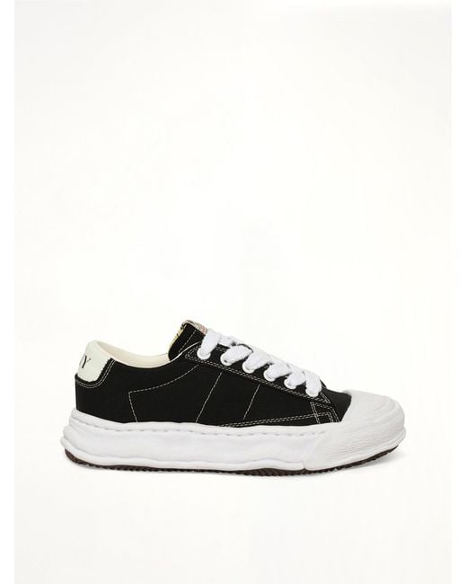 Maison Mihara Yasuhiro White Jackson Canvas Low Top Sneakers for men