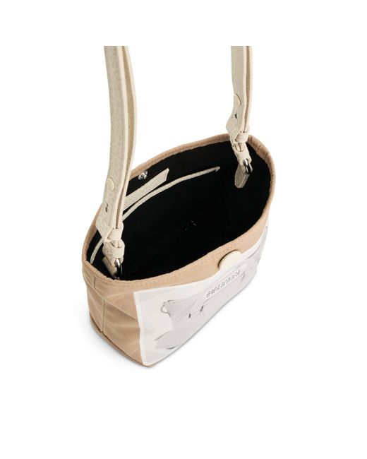 Maison Margiela White Trompel L'Oeil 5Ac Baby Bag, , 100% Cotton